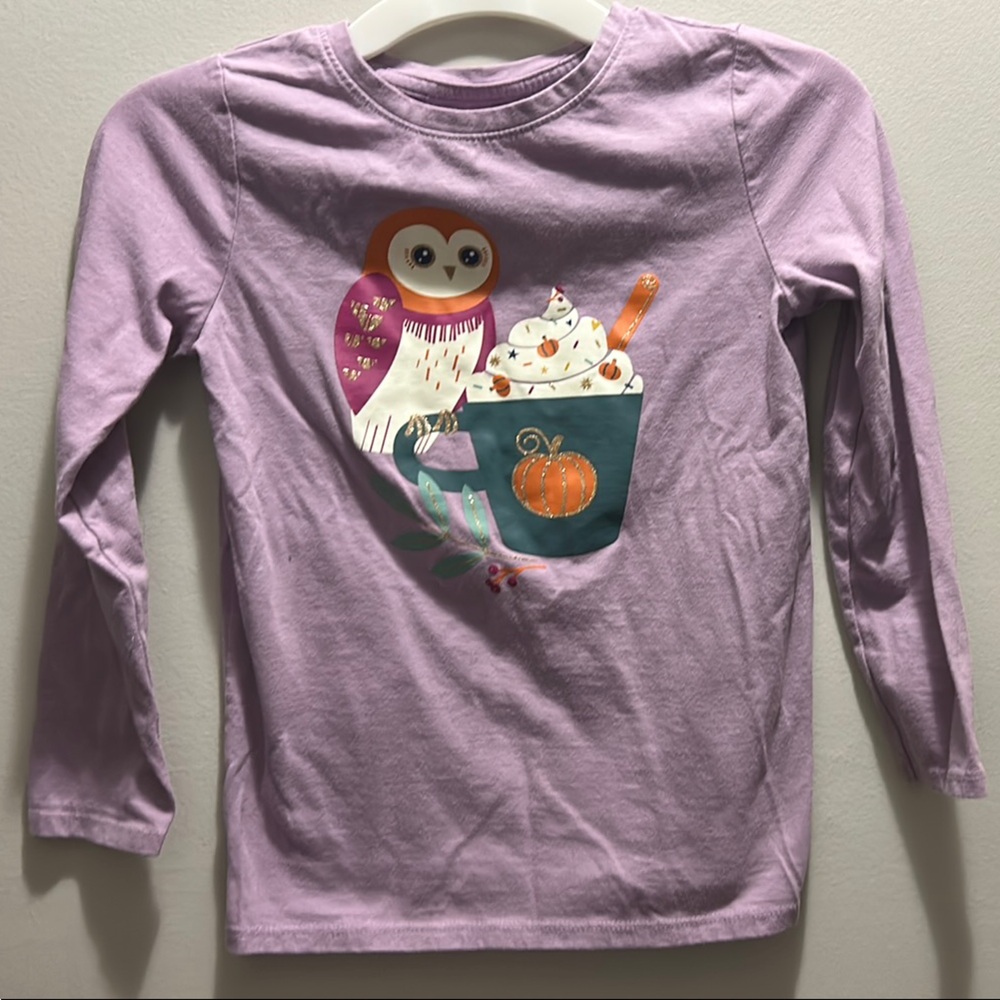 Cat & Jack Purple Long Sleeve Tee